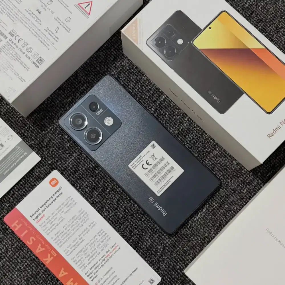 Xiaomi Redmi Note 13 5G 12/512 baru seminggu