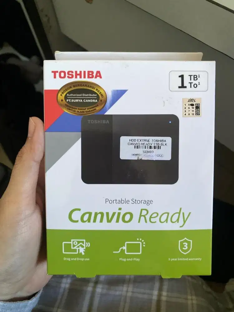 Harddisk Toshiba Canvio Ready 1TB