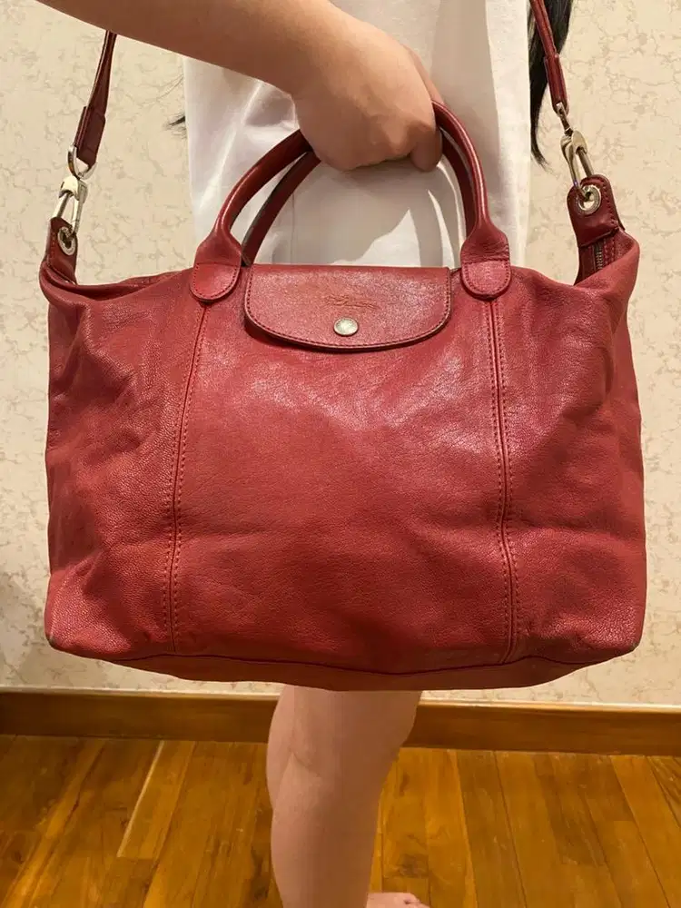 Preloved LONGCHAMP LE PLIAGE CUIR/ LEATHER ORIGINAL