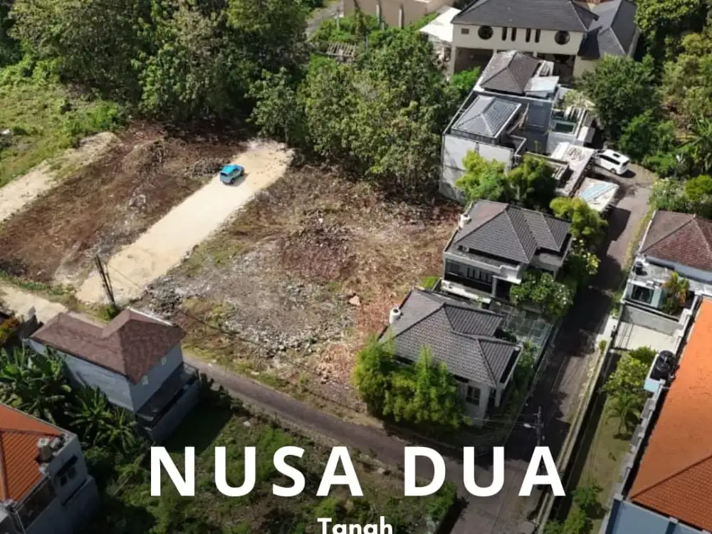 Tanah Taman Mumbul Nusa Dua Lingkungan Villa Area Luasan Kecil