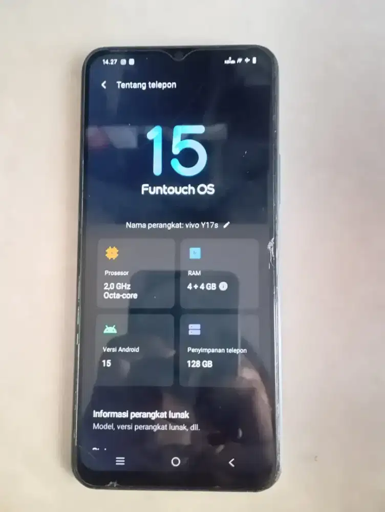 vivo y17s ram 4/128