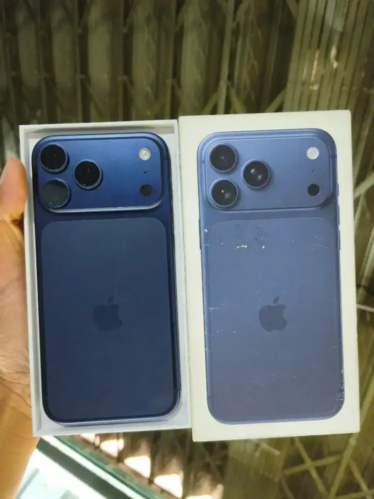 Iphone 17 Promax Blue 256gb ibox Fulset Like new Garansi 2027
