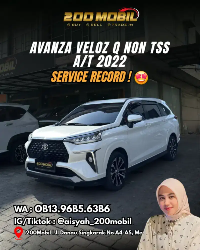 Toyota Avanza Veloz 1.5 Q Non Tss Cvt 2022 Bensin