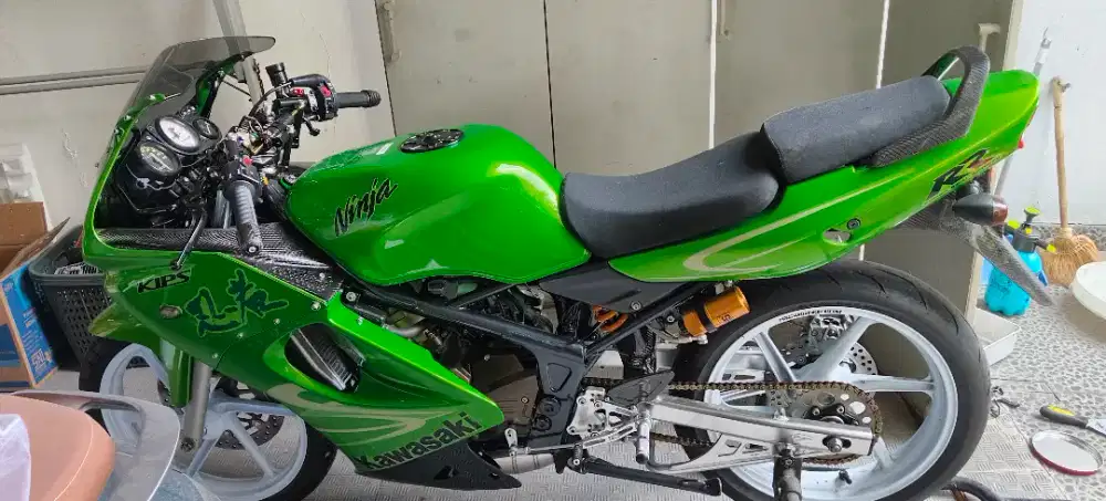 Ninja RR modifikasi full Nego Ninja 150RR Lime green