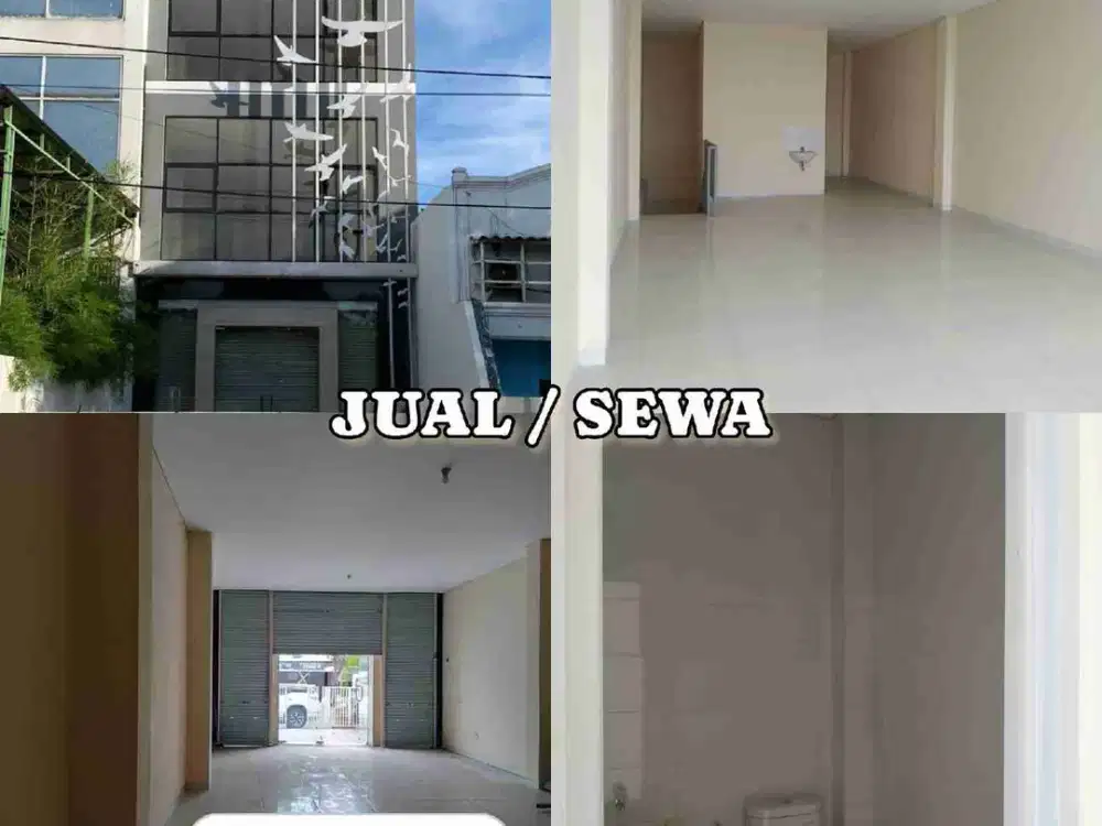 RUKO NOL JALAN RAYA MENGANTI SURABAYA BARAT SIAP PAKAI