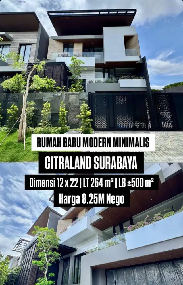 Dijual Rumah High Spec Quality Baru Gress di Waterfront WP Citraland