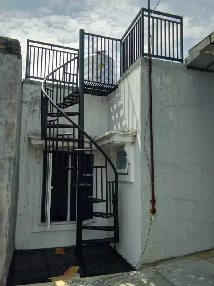 Rillingtangga pegangan tangan putar