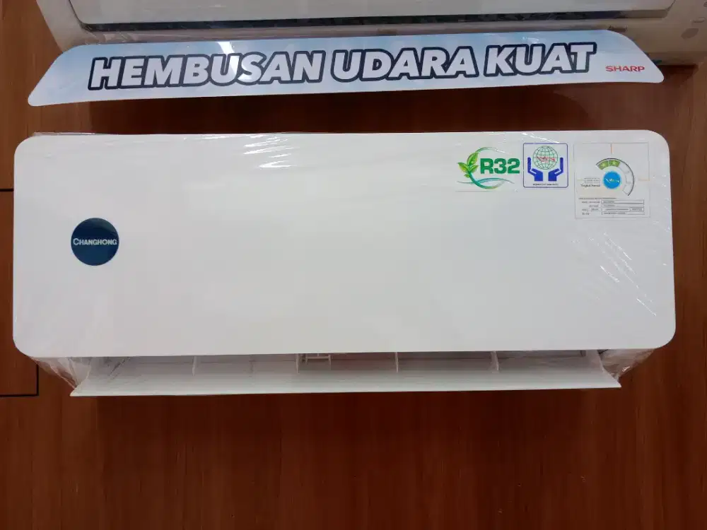 Bisa Cicilan.Changhong AC Split 1Pk CSC-09NVB4 Gold Fin~Auto Clean