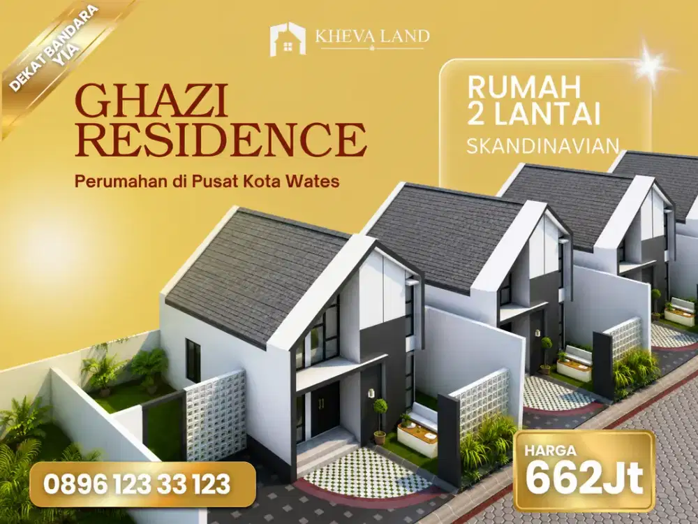 rumah 2 lantai di wates dekat kampus uny wates