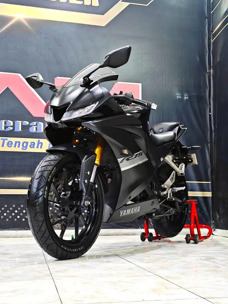 Yamaha All New R15 VVA V3 Reg 2022 hitam doff cakep