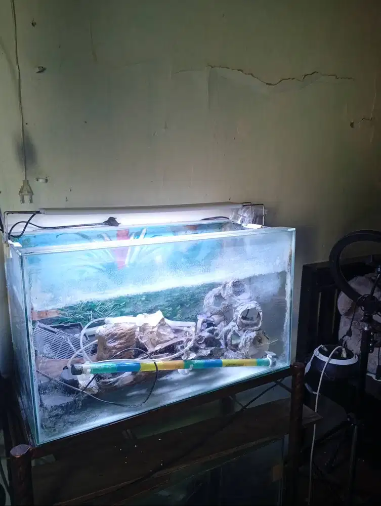 Dijual akuarium ukuran 60x40x30