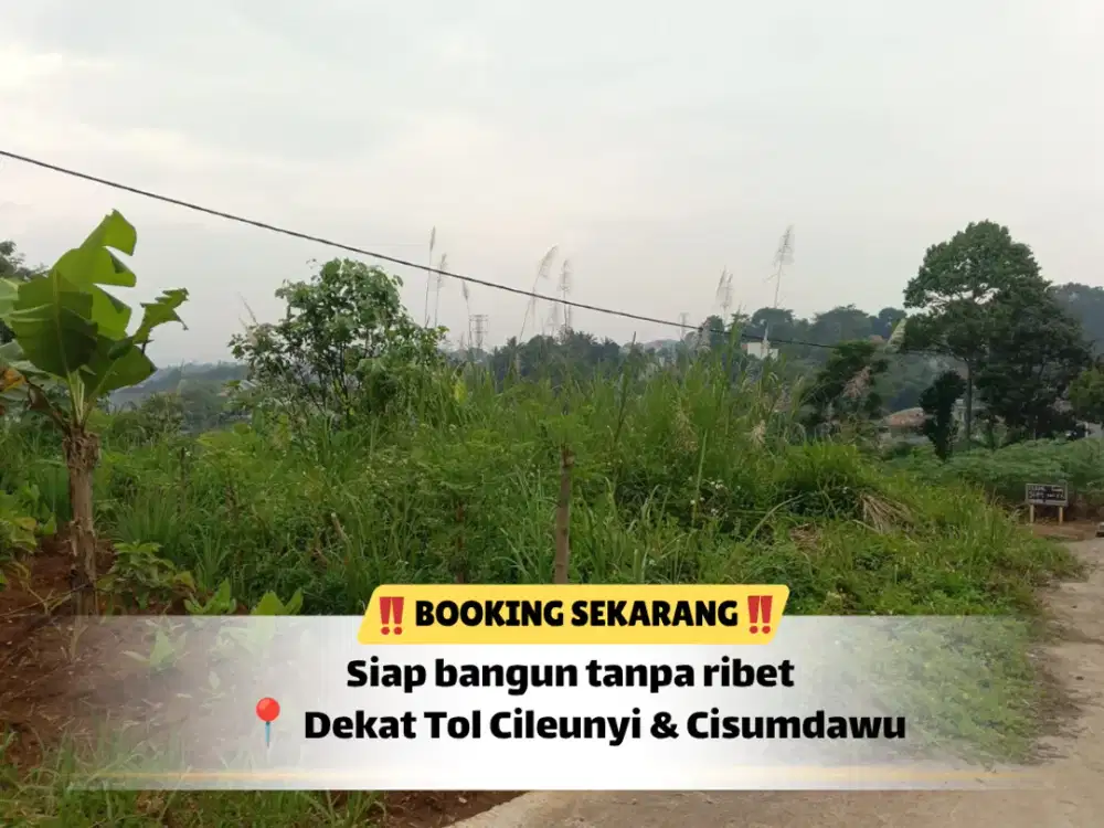 Kavling Girimekar Harga Masih Terjangkau – Siap Bangun & Siap Investasi!
