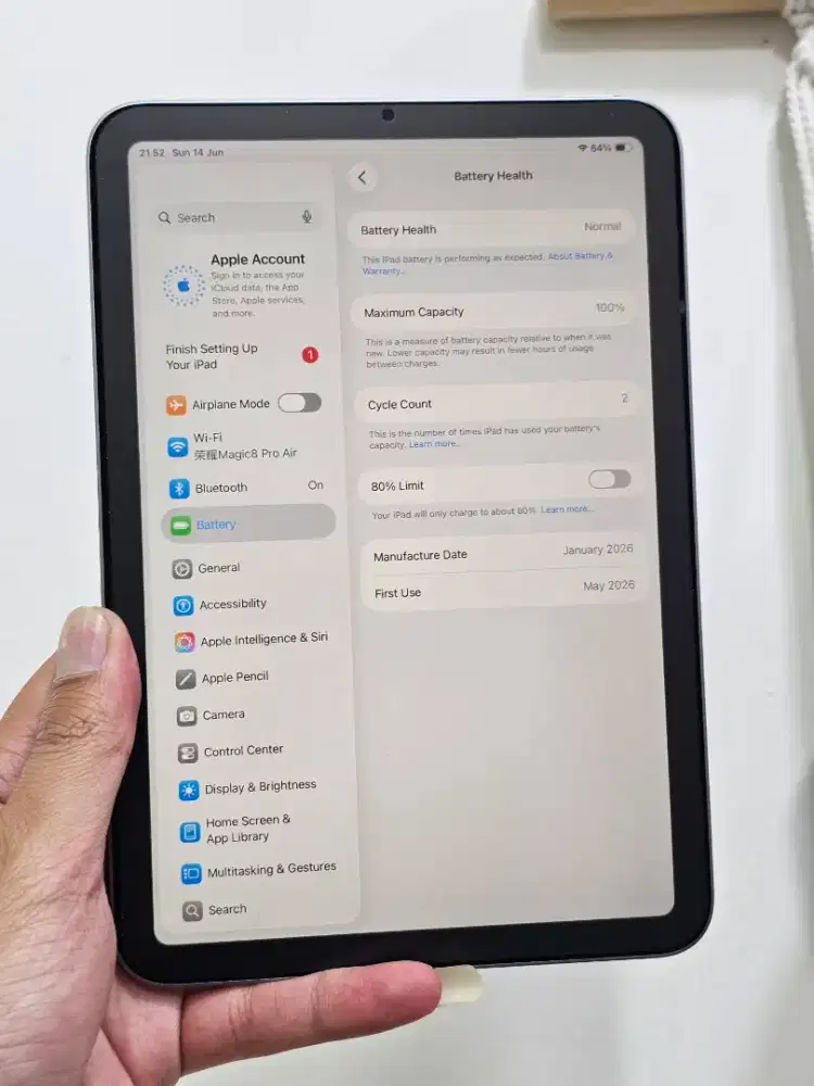 Ipad mini 7 128 wifi only ibox garansi on 05/2027