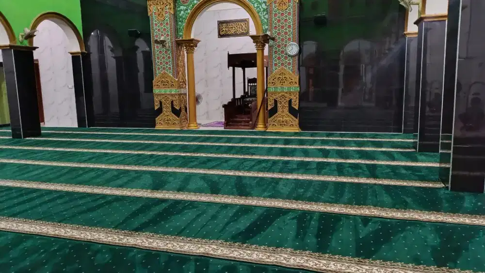 JUAL!!! KARPET MASJID SEMI IMPORT HARGA GROSIR FREE OBRAS JAHIT