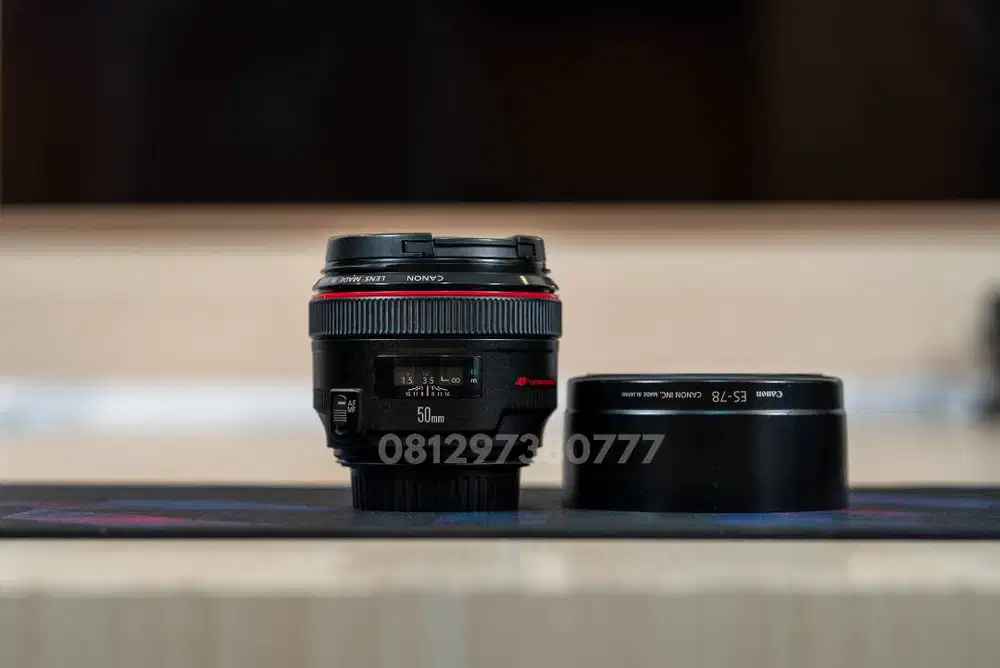 Lensa Canon EF 50mm f/1.2L USM