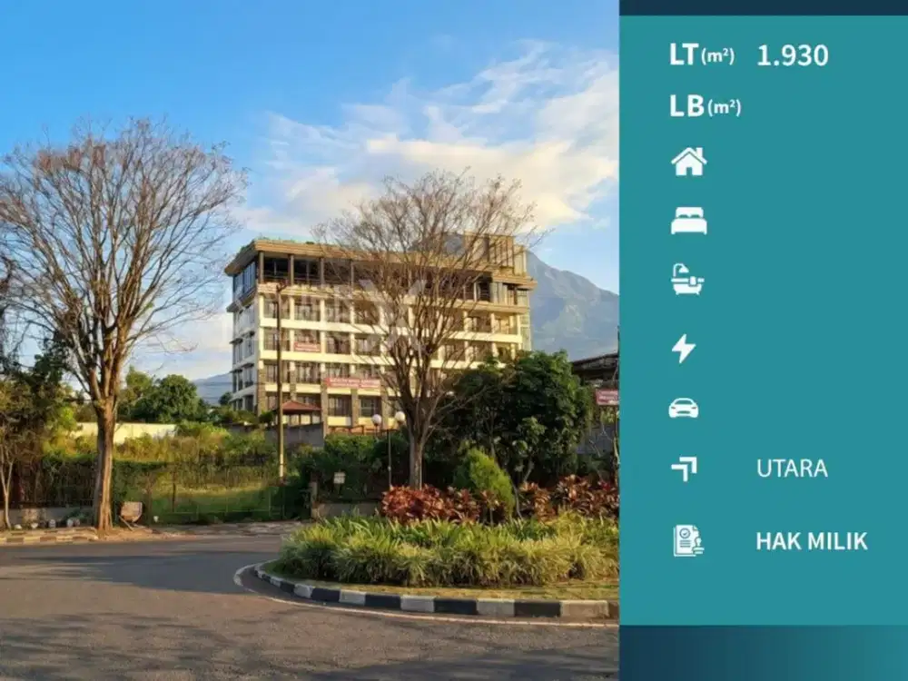 Tanah Di Poros Utama Jalan Sultan Agung, Kota Batu