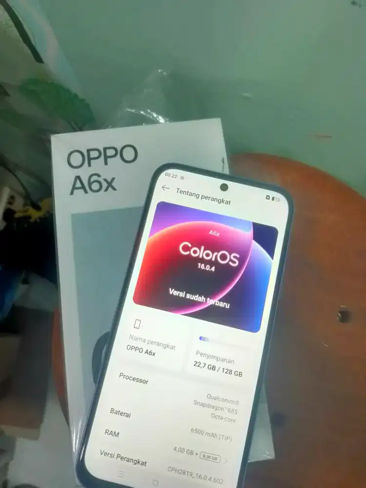 Oppo A6x  4/128 second mulus