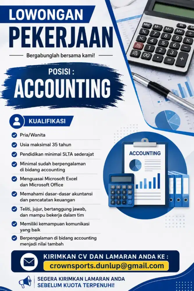 Lowongan kerja accounting