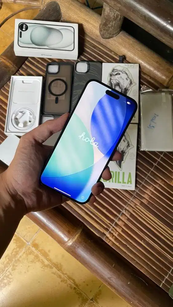 Iphone 15 Plus Titanium Black 128GB (resmi BliBli)