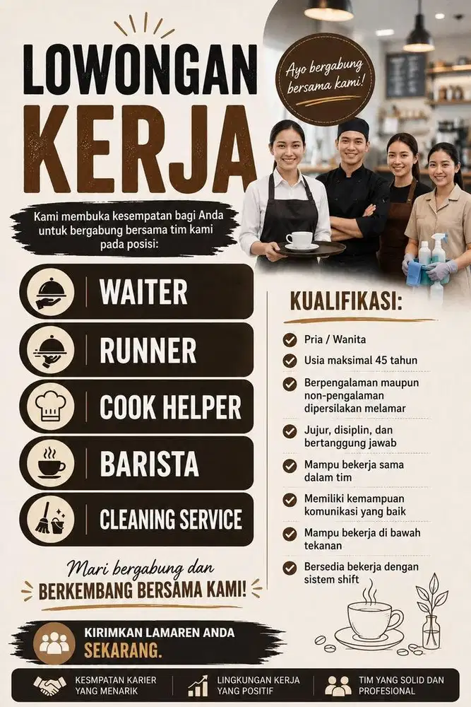 DICARI STAFF / CREW RESTO