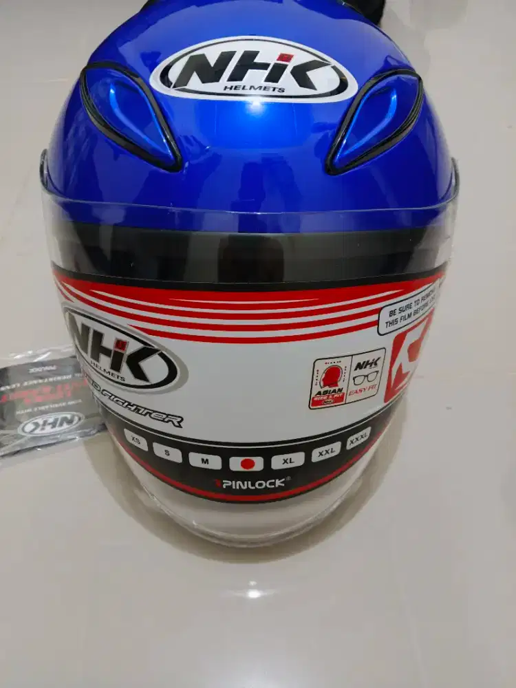 Helm NHK Solid Blue new