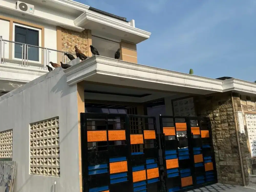 Rumah dua lantai asri di tenjo
