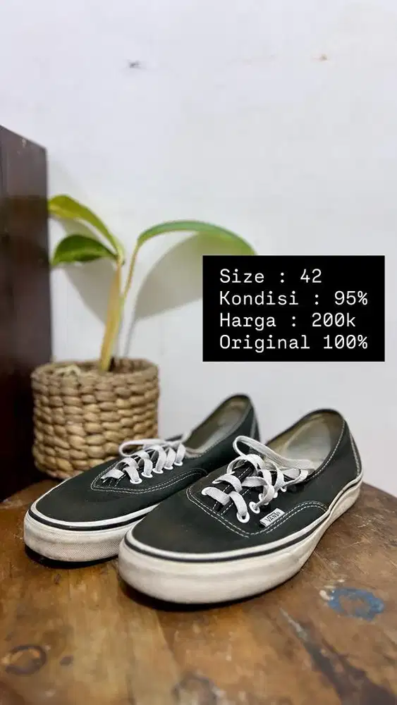 VANS ORIGINAL 100%