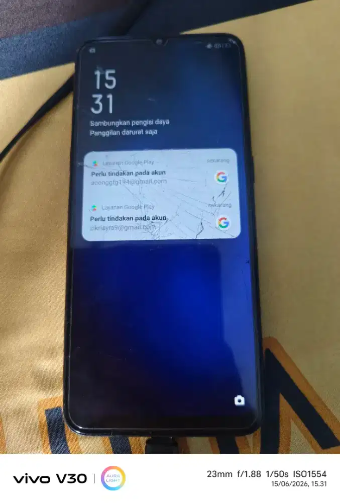 Oppo A31 ram 6/128 minus retak