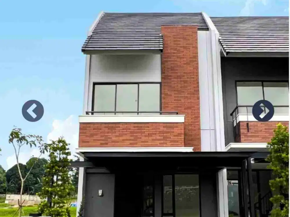 Rumah rasa resort dijual dengan view danau indah di Bukit Golf Lagoon Park Cibubur