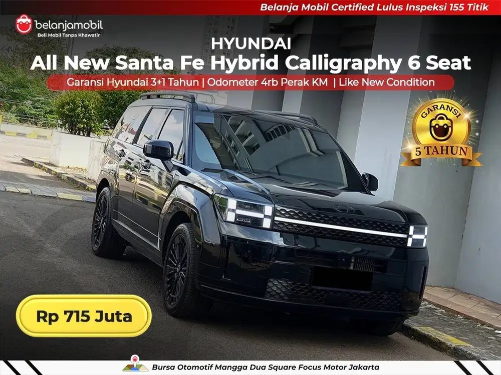 [LOW KM 4RB] Hyundai Santafe Santa Fe Hybrid HEV Calligraphy 2025/2026