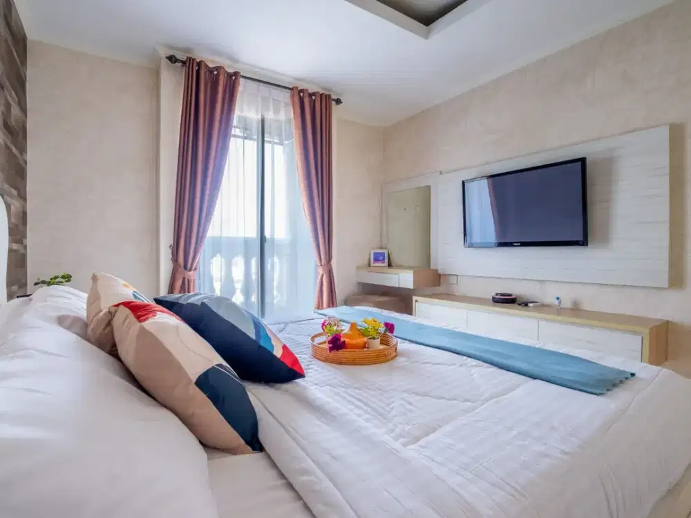 Sewa Murah & Full Furnished! Apartment The Boulevard 1BR, Hunian Nyaman, Lokasi dekat Area (Sarinah, Monas,Bundaran Hi, Tanah Abang)