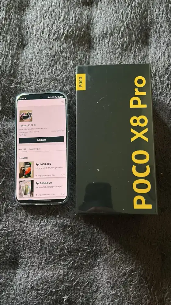 Poco x8 pro 12/512gb wahite