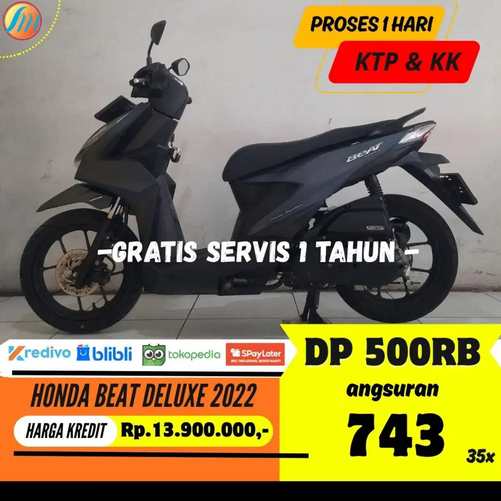 DP HANYA 500RIBU HONDA BEAT DELUXE 2022 ANGSURAN SANGAT RINGAN