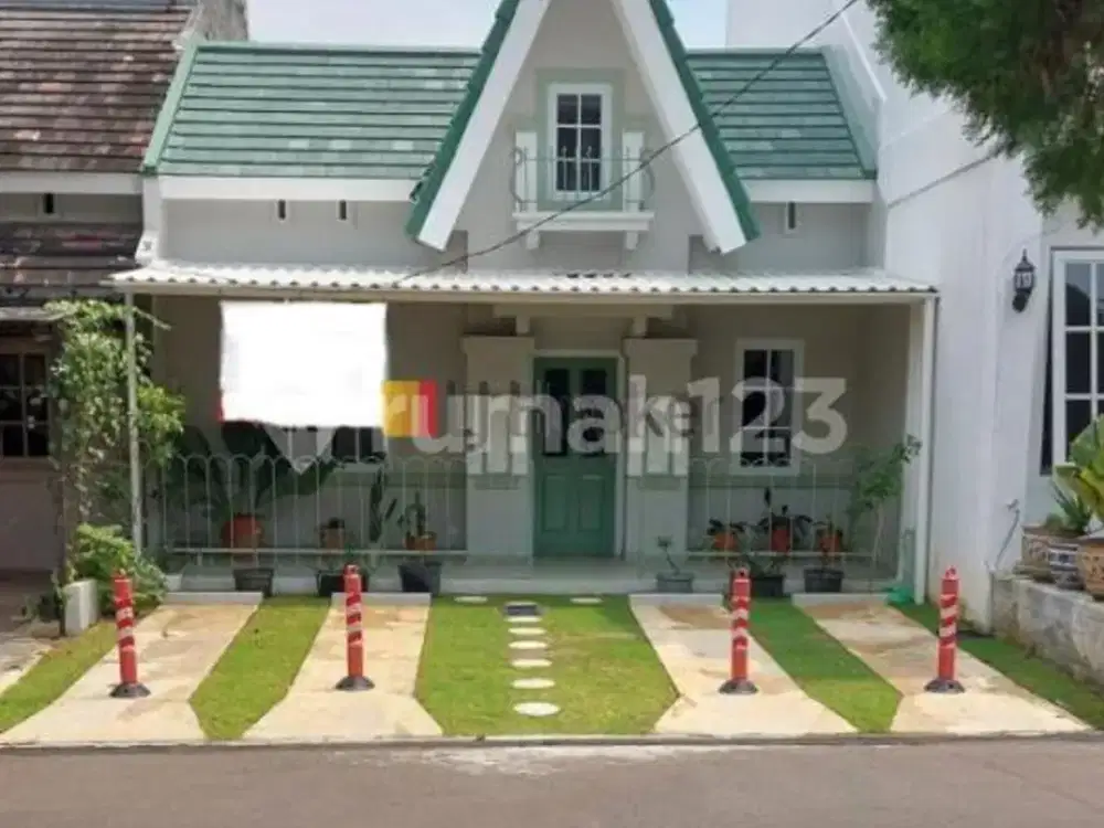 Jual Rumah Cantik  1 Lantai Furnished Taman Venesia Sentul Bogor