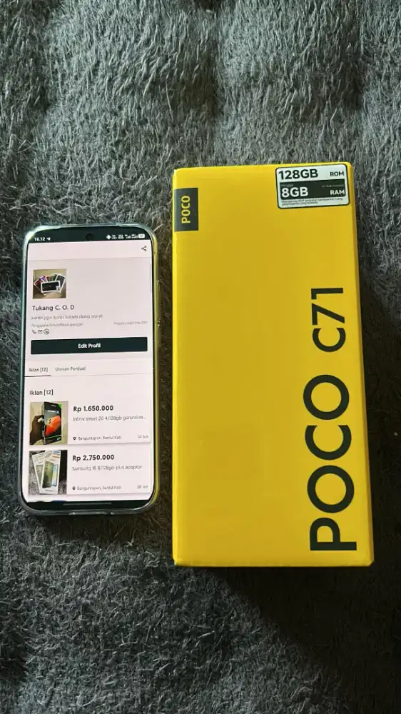 Poco c71 4/128gb black