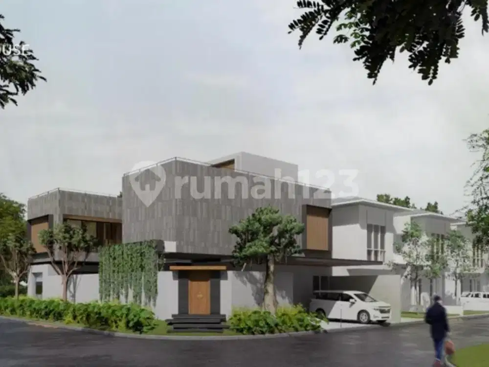Jual Avani Bsd Tangerang Rumah Hoek Baru Bangun Dekat Aeon Mall