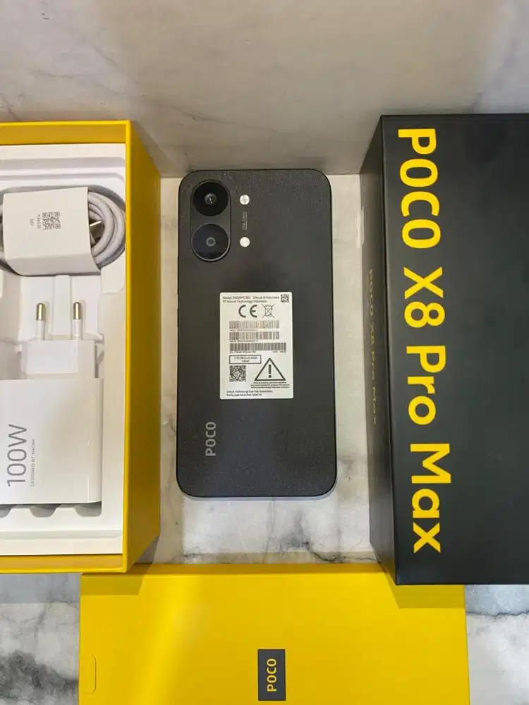 Poco X8 pro max 12/256 second mulus lengkap & original bawaan