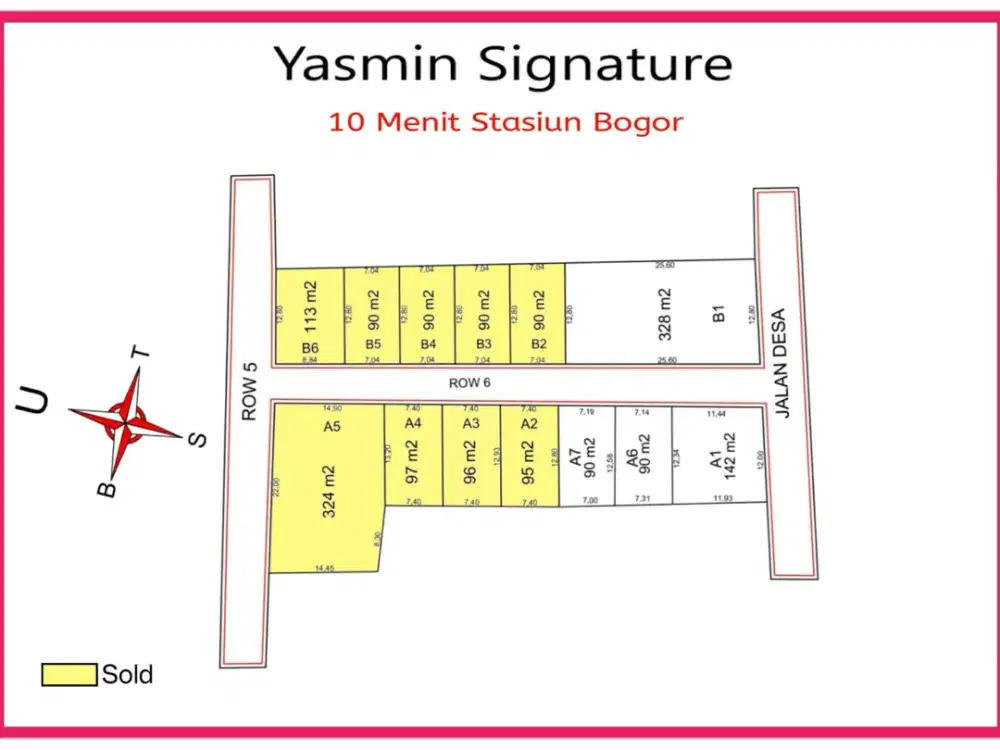 1,9 KM Perguruan Tinggi Kesatuan Cluster Mewah Bonus SHM