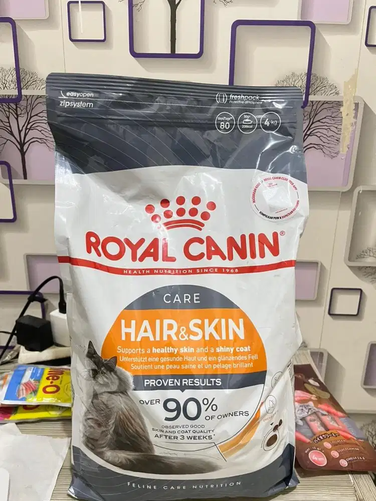 royal canin hair n skin 4kg sealed