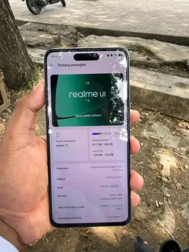 Realme 13 nfc  4g 8+8/256 hp+cas