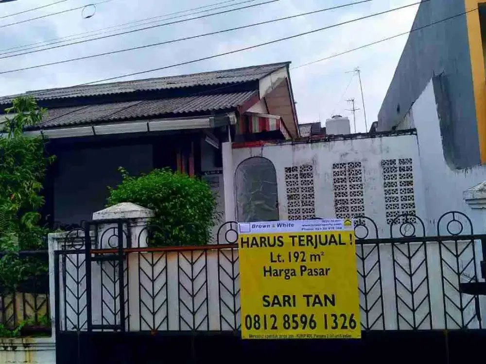 Hitung Tanah Saja Luas 192m² Dalam Komplak di Jl. Nangka Tapos Dekat Tol CIsalak