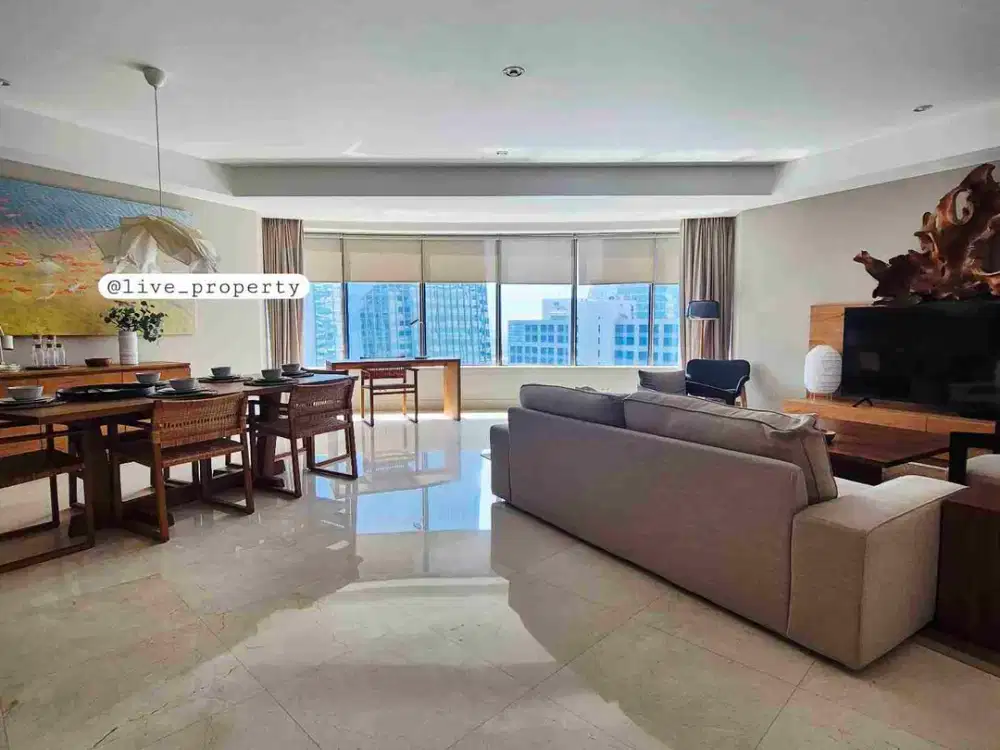 Disewakan Apartemen The Plaza Residence 3 kamar tidur, 2 kamar mandi,  furnished, rapi, terawat dan nyaman juga siap dihuni.