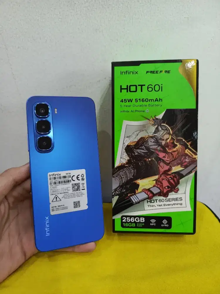 Infinix Hot 60i 8+8/256 Garansi Panjang, Mulus Seperti Baru, Fullset