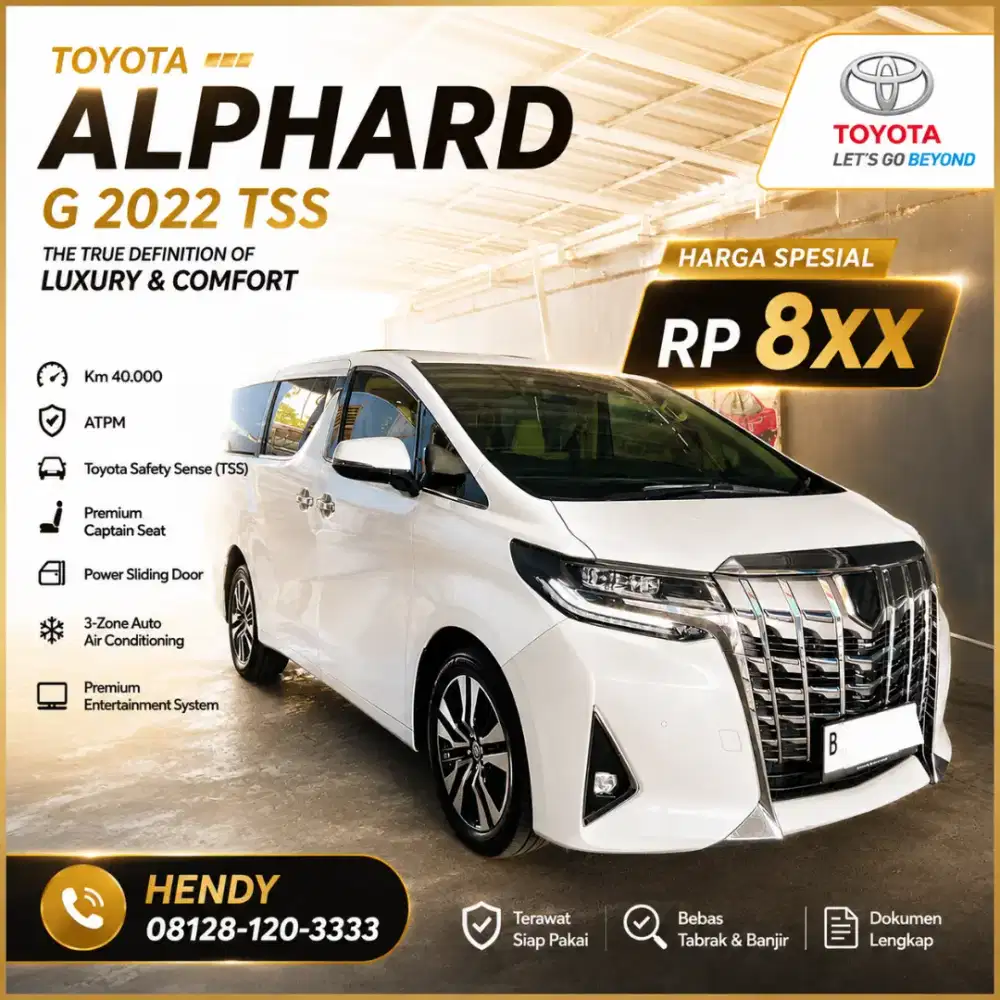 [TOYOTA SAFTEY SENSE] TOYOTA ALPHARD 2.5 2022