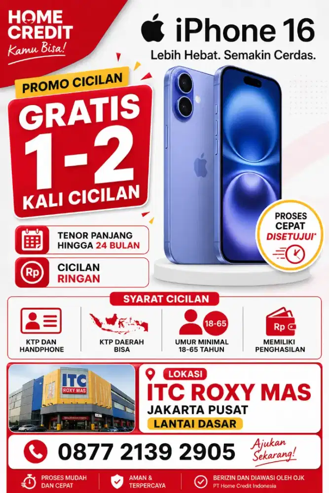 Kredit iphone 16 128gb
