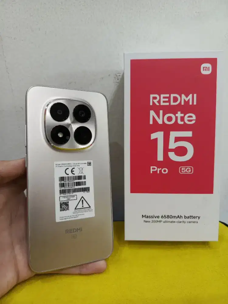 Xiaomi Redmi Note 15 Pro 5G 8/256 Garansi Panjang, Mulus Seperti Baru