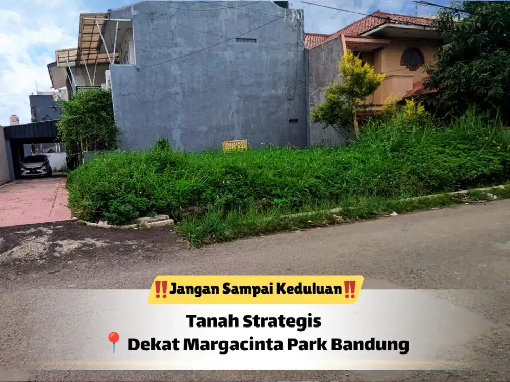 Buruan Chat! Tanah SHM 110 m² Lokasi Strategis Buahbatu