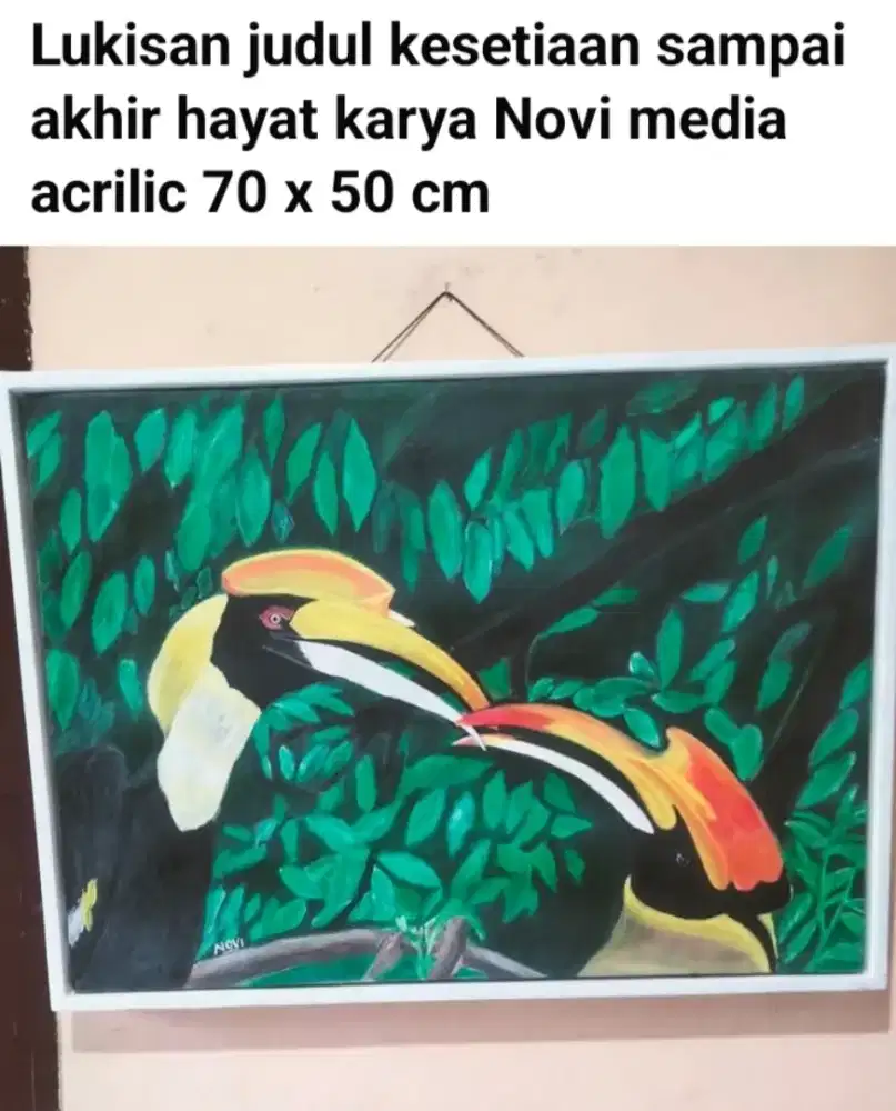 Lukisan Kesetiaan sampai akhir hayat