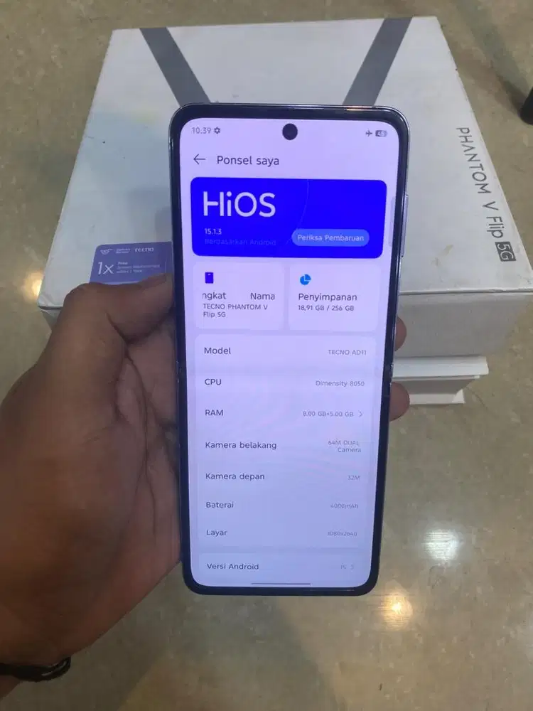 Tecno phantom V flip 5G 8/256gb
