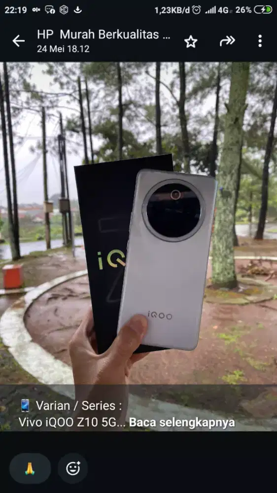 Iqooo Vivo 5g garansi